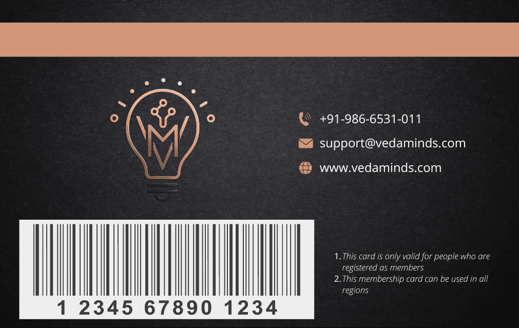 Receive a physical Veda Benefits Card